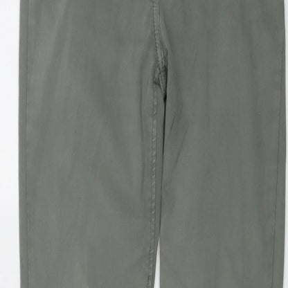 Betty Barclay Womens Green Cotton Straight Jeans Size 28 in L32 in Regular Button