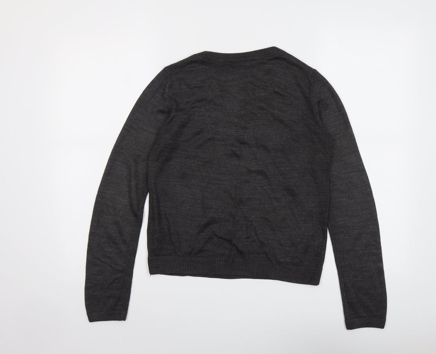 Womens UK Size 8 Marks and Spencer Grey Pullover Jumper