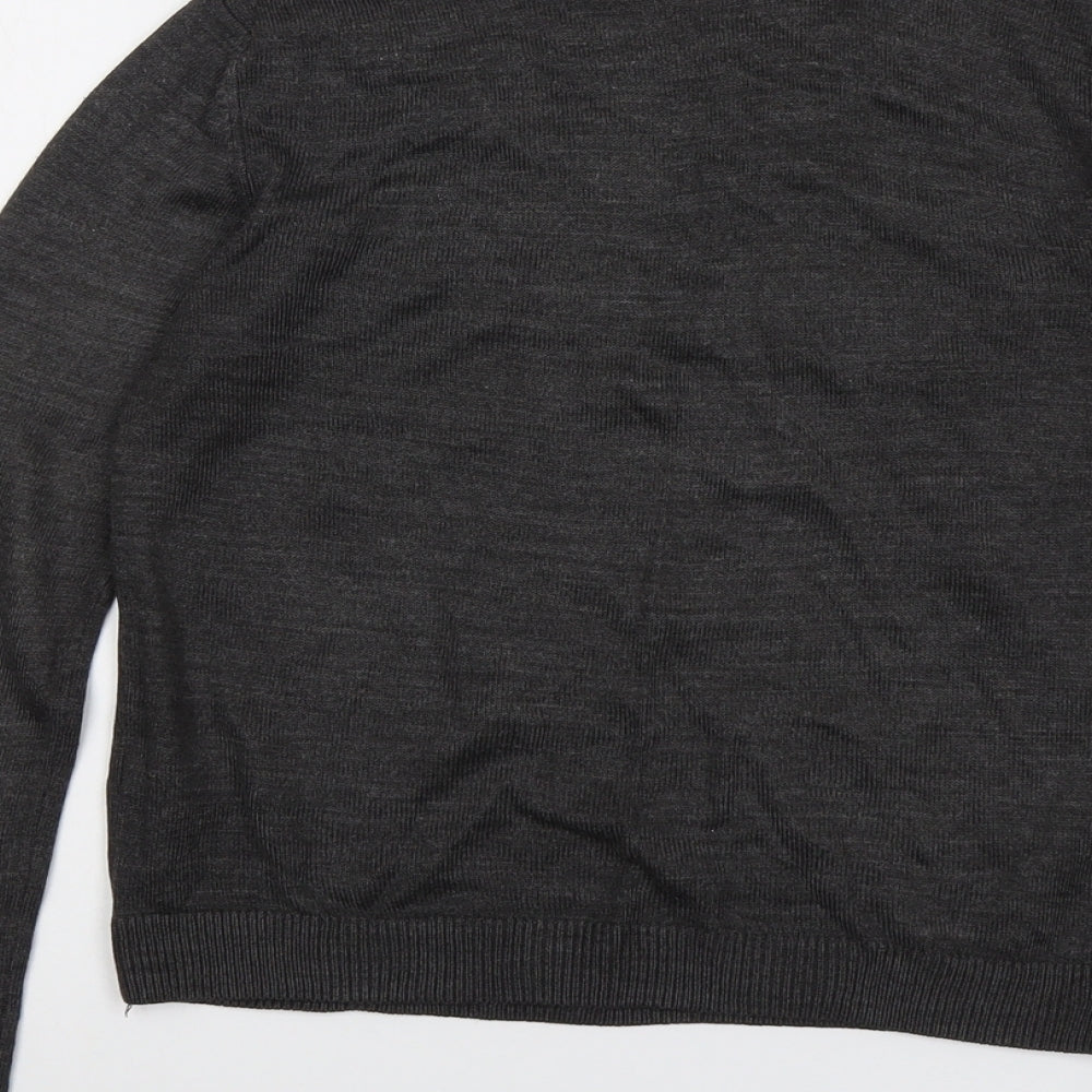Womens UK Size 8 Marks and Spencer Grey Pullover Jumper
