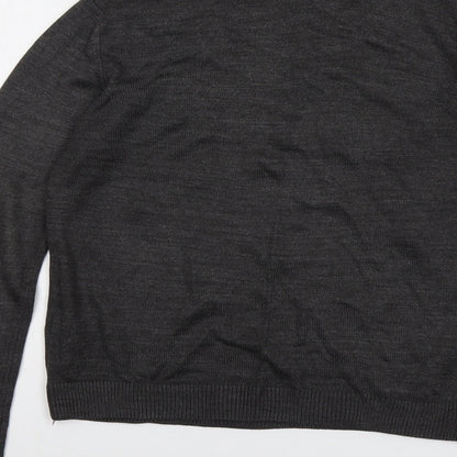 Womens UK Size 8 Marks and Spencer Grey Pullover Jumper