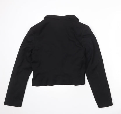 Divided by H&M Womens Black Polyester Jacket Blazer Size 14