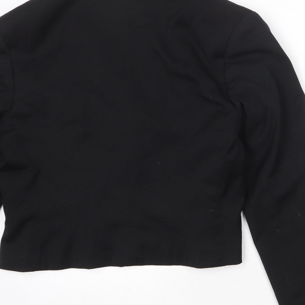 Divided by H&M Womens Black Polyester Jacket Blazer Size 14