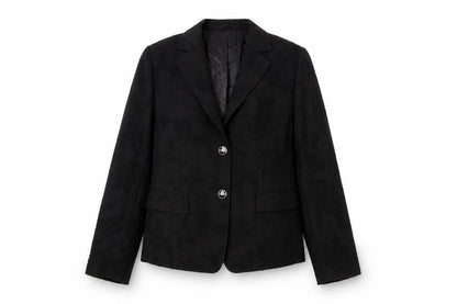 Marcona Womens Black Wool Jacket Suit Jacket Size 12