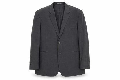 The Fitting Room Mens Grey Polyester Jacket Suit Jacket Size 48 Regular