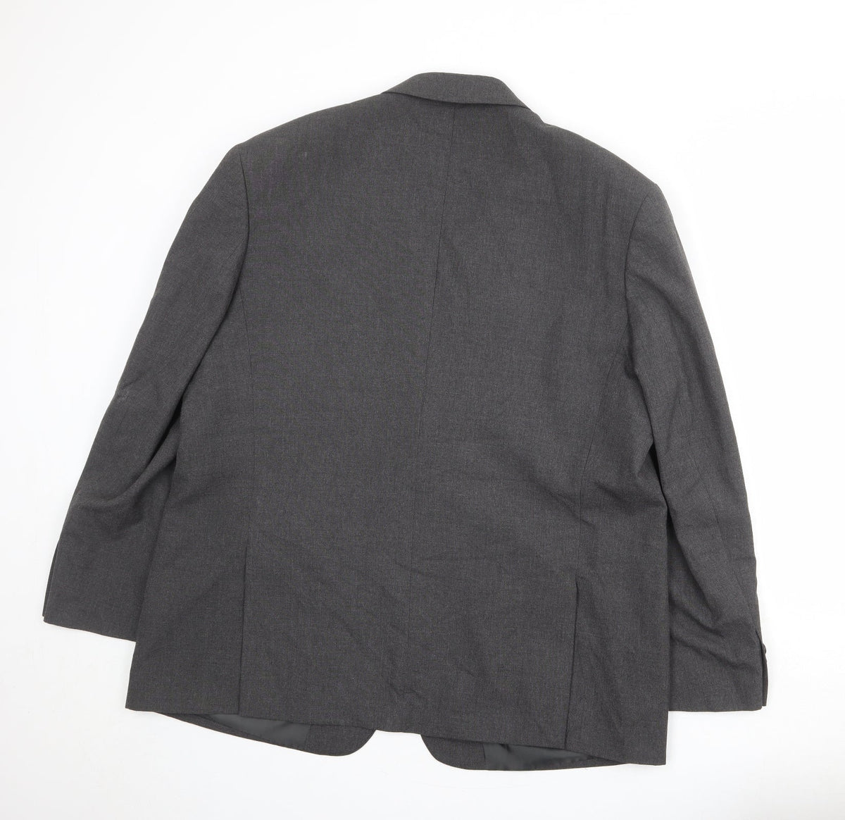 The Fitting Room Mens Grey Polyester Jacket Suit Jacket Size 48 Regular