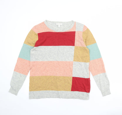 Womens UK Size M Monsoon Multicoloured Pullover Jumper
