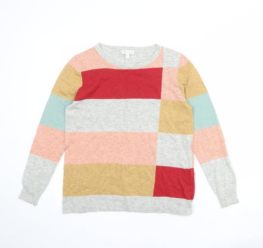 Womens UK Size M Monsoon Multicoloured Pullover Jumper