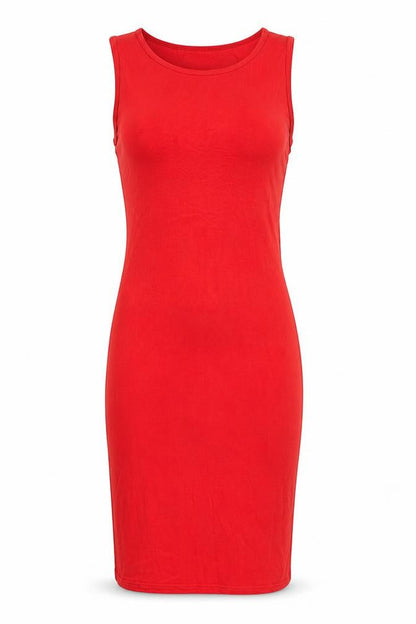 Topshop Womens Red Viscose Bodycon Size 10 Boat Neck Pullover