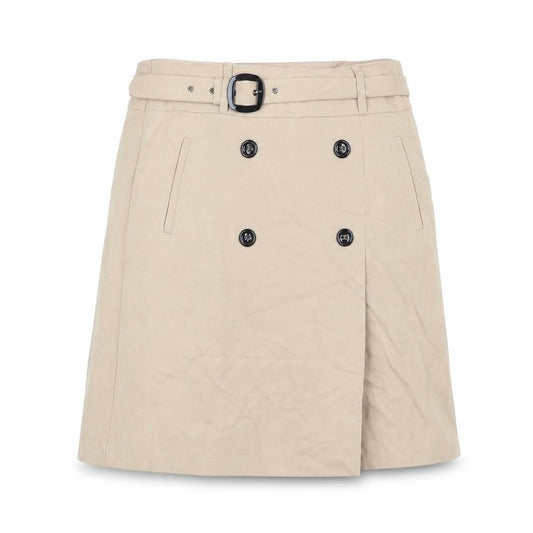 Gerry Weber Womens Beige Polyester A-Line Skirt Size 30 in Zip - Belt included