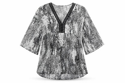 Womens UK Size 8 Marks and Spencer Grey Basic Blouse