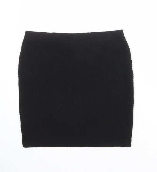 Marks and Spencer Womens Black Polyester Bandage Skirt Size 10