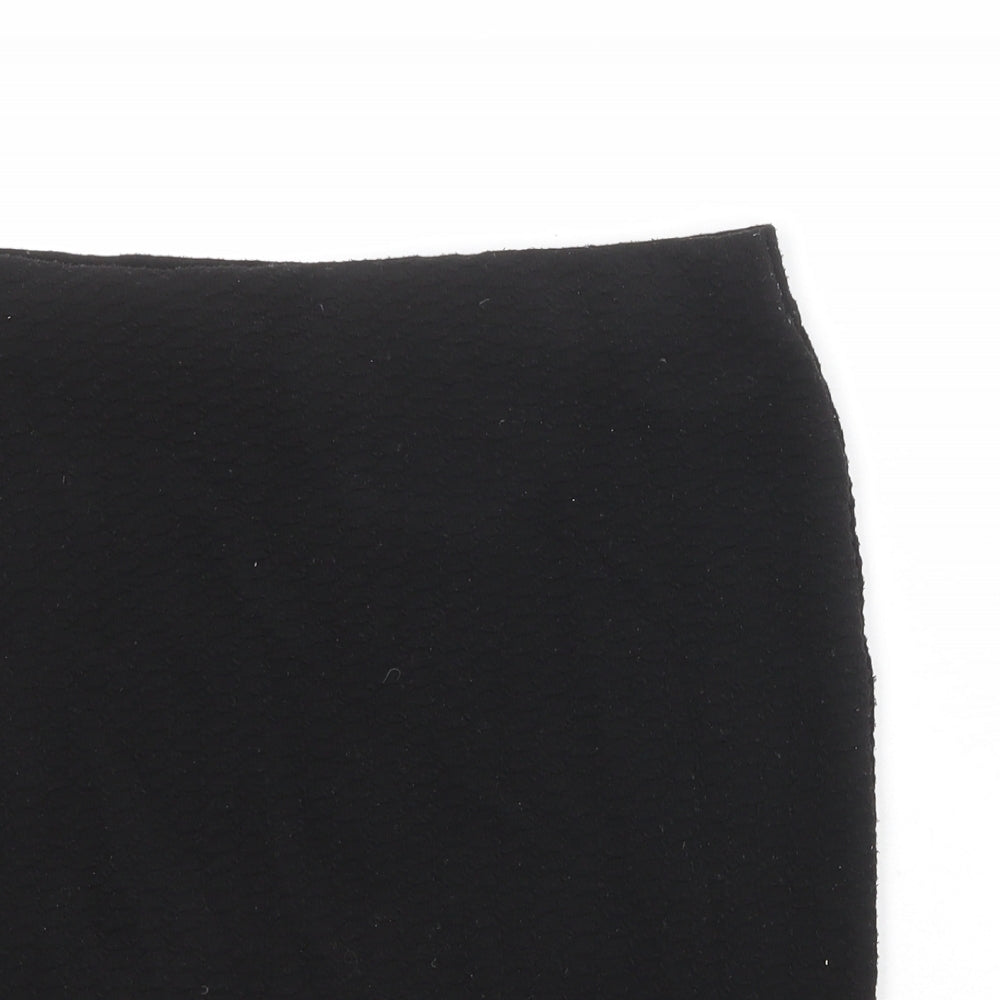 Marks and Spencer Womens Black Polyester Bandage Skirt Size 10