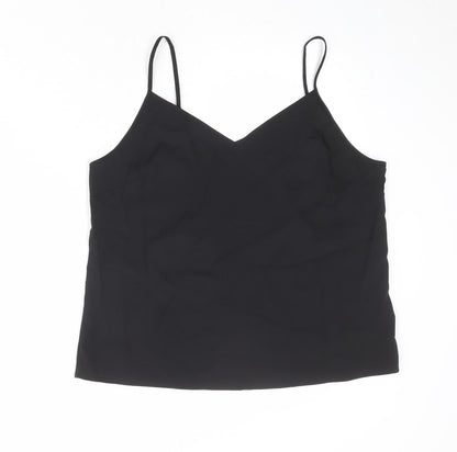 Womens UK Size 10 Marks and Spencer Black Basic Tank