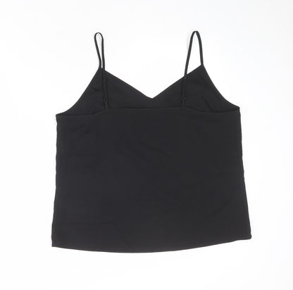 Womens UK Size 10 Marks and Spencer Black Basic Tank