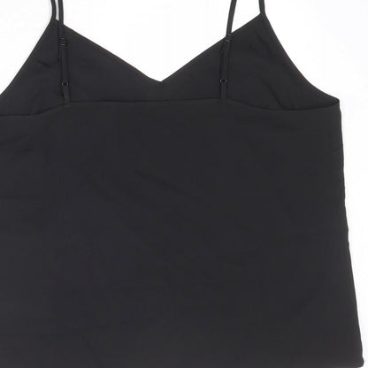 Womens UK Size 10 Marks and Spencer Black Basic Tank