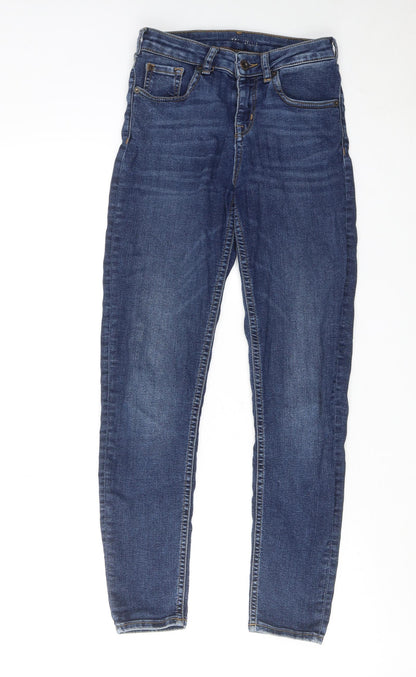 Womens UK Size 25 in Jack Wills Regular Fit Skinny Blue Jeans