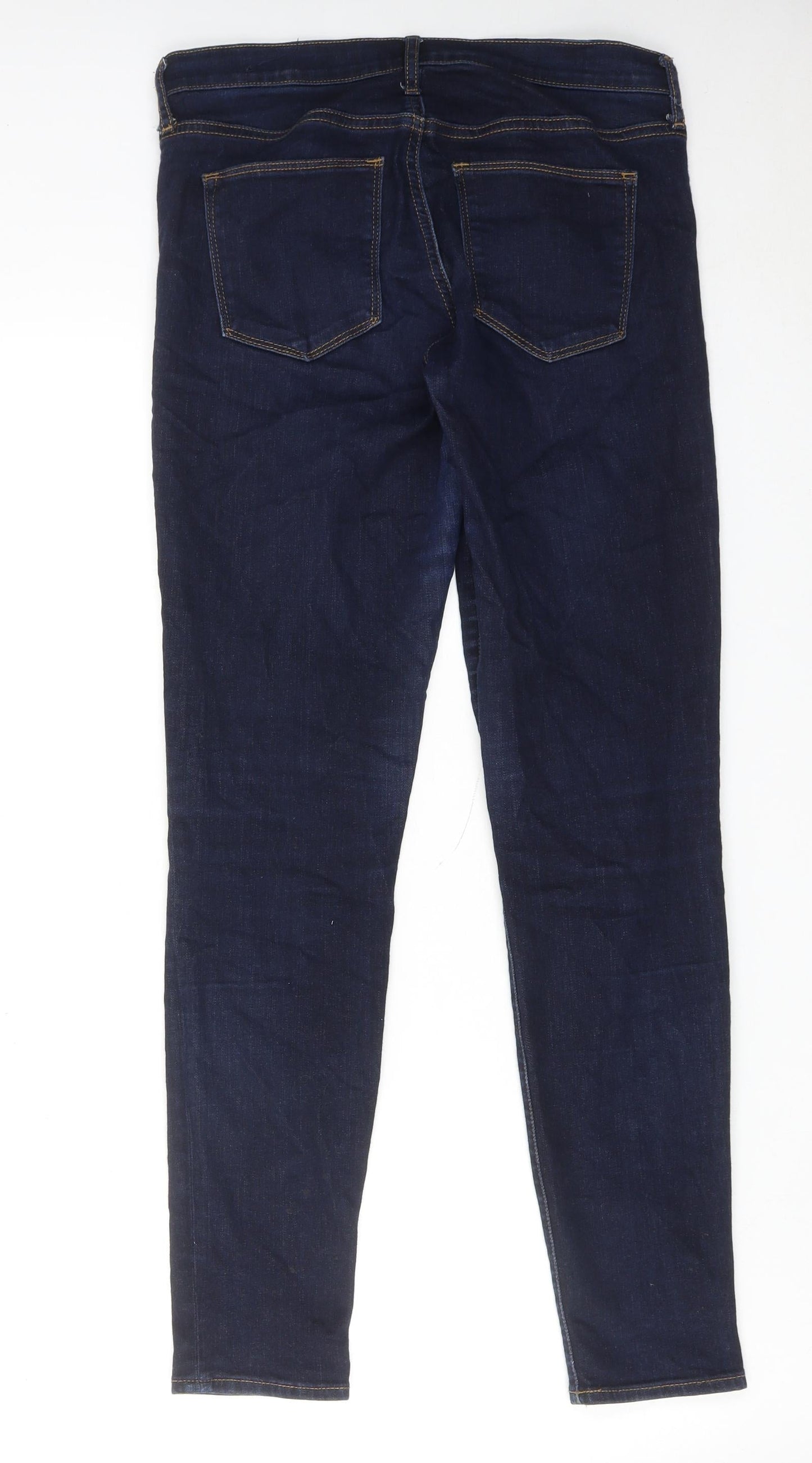 Gap Mens Blue Cotton Skinny Jeans Size 30 in Regular Zip