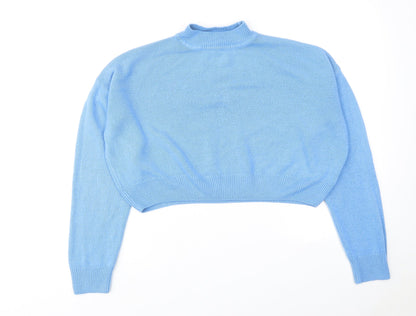 Womens UK Size M New Look Blue Pullover Jumper