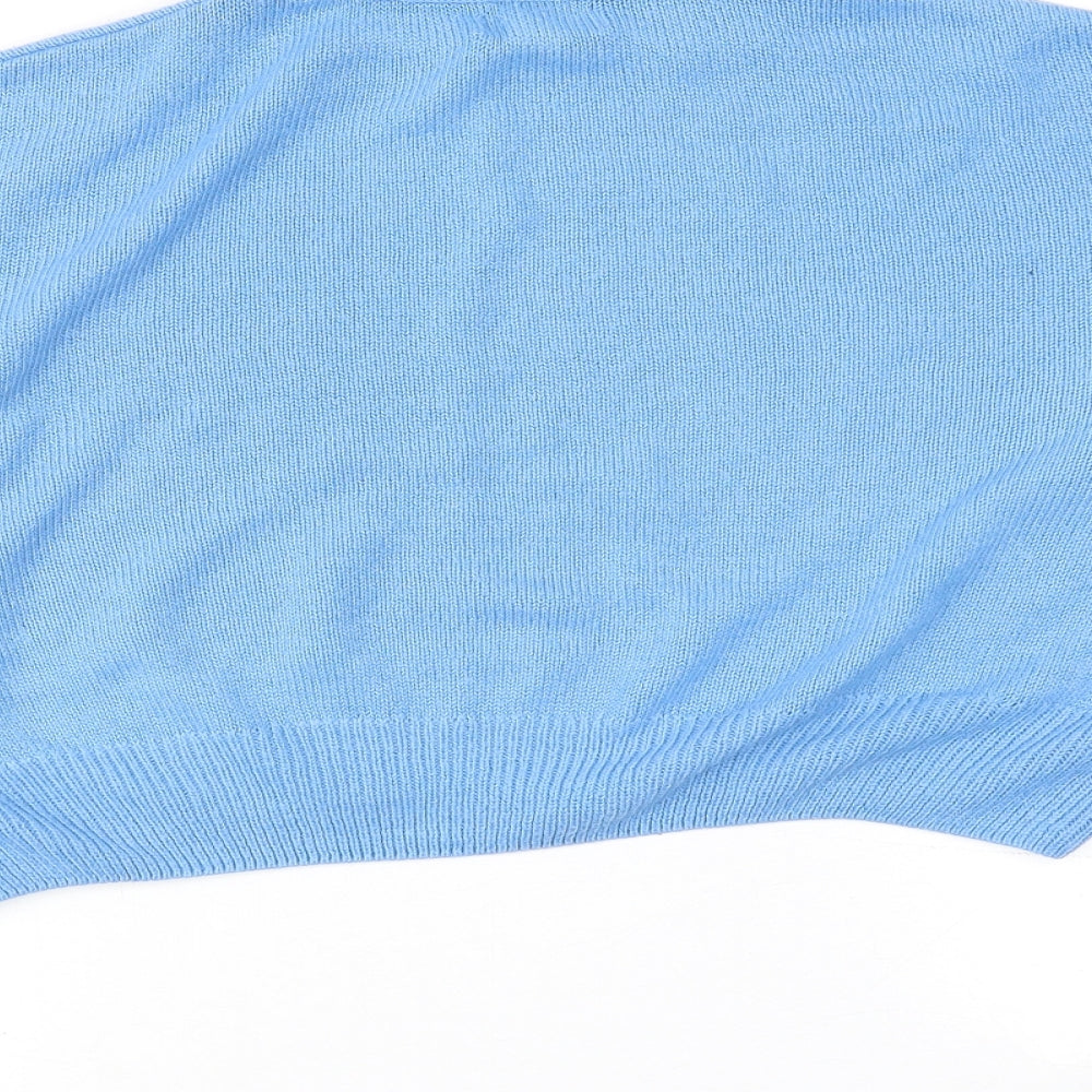 Womens UK Size M New Look Blue Pullover Jumper