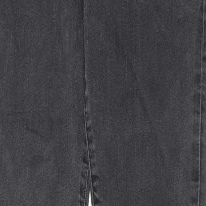 H&M Mens Grey Cotton Skinny Jeans Size 28 in Regular Zip