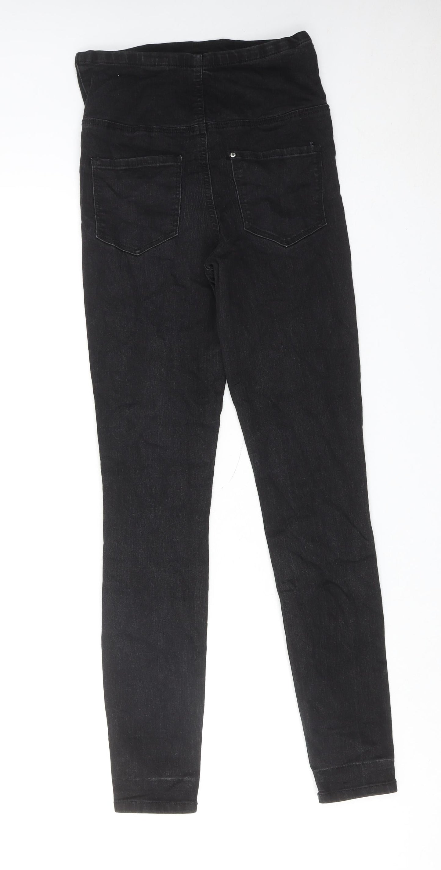 Womens UK Size XS H&M Regular Fit Skinny Black Jeans