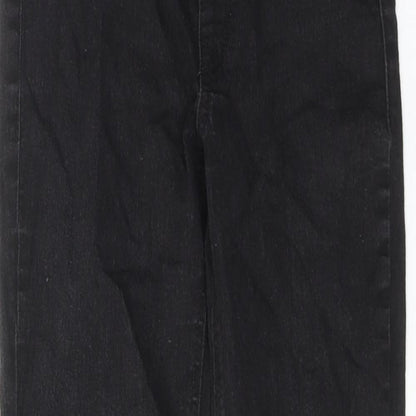 Womens UK Size XS H&M Regular Fit Skinny Black Jeans
