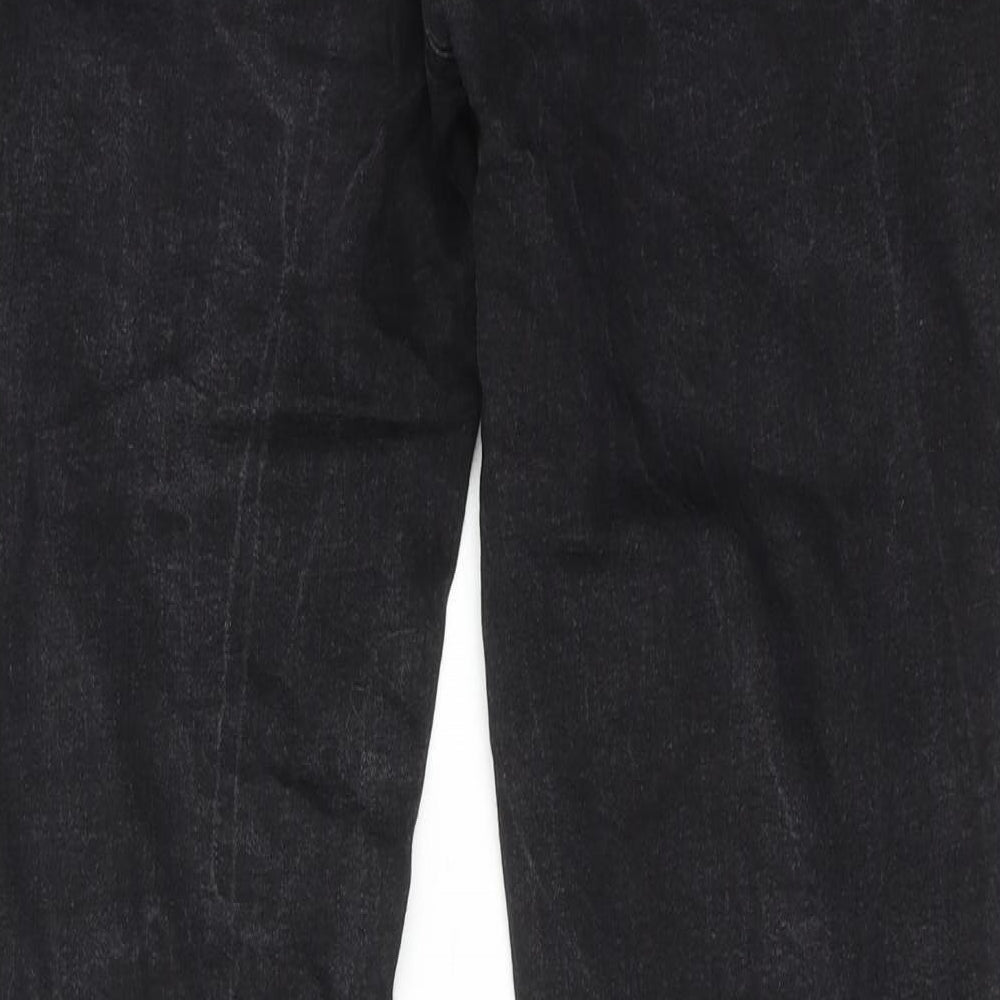 ze enzo Womens Black Cotton Skinny Jeans Size 40 in Regular Zip
