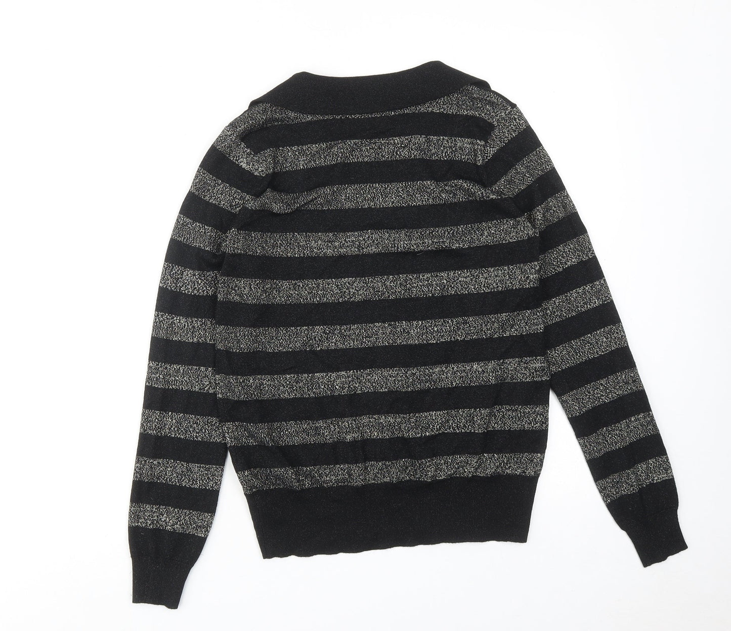 Womens UK Size S Marks and Spencer Black Pullover Jumper