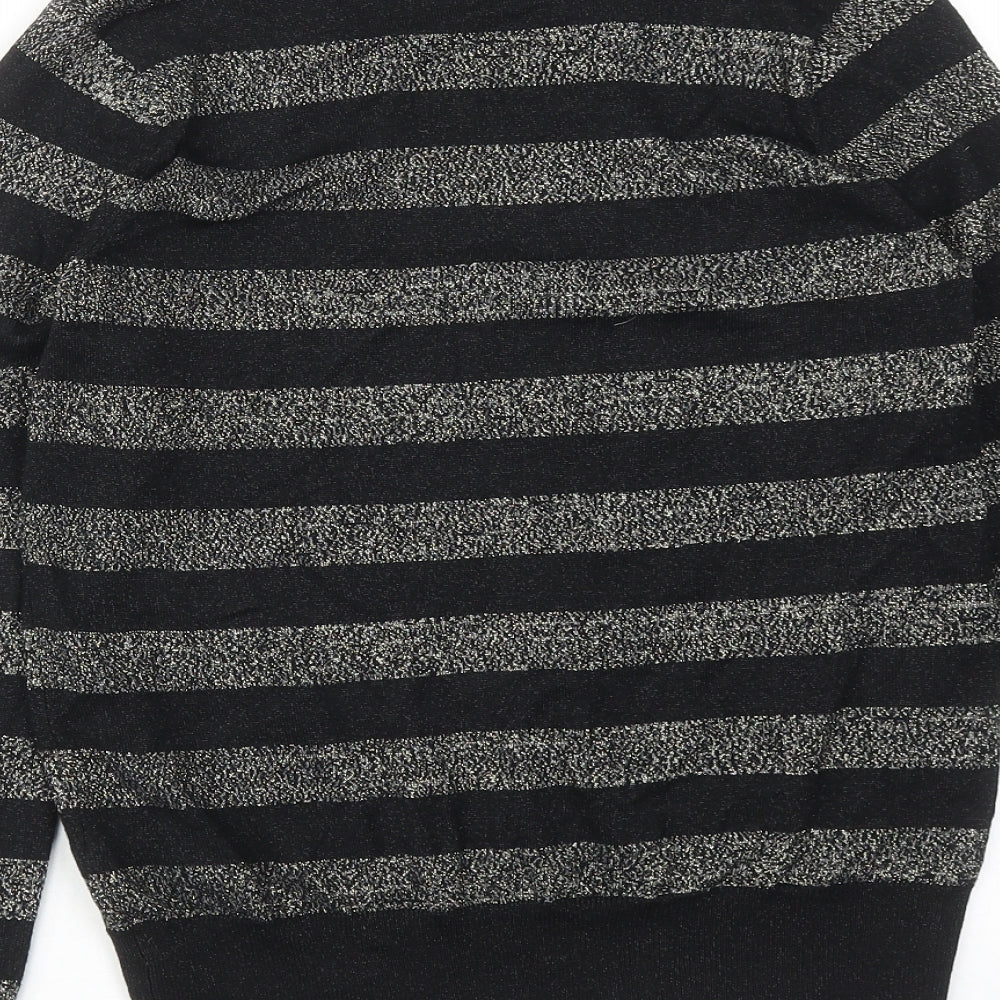 Womens UK Size S Marks and Spencer Black Pullover Jumper