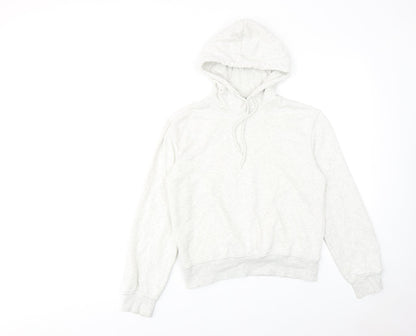 Womens UK Size 2XS H&M Grey Pullover Hoodie