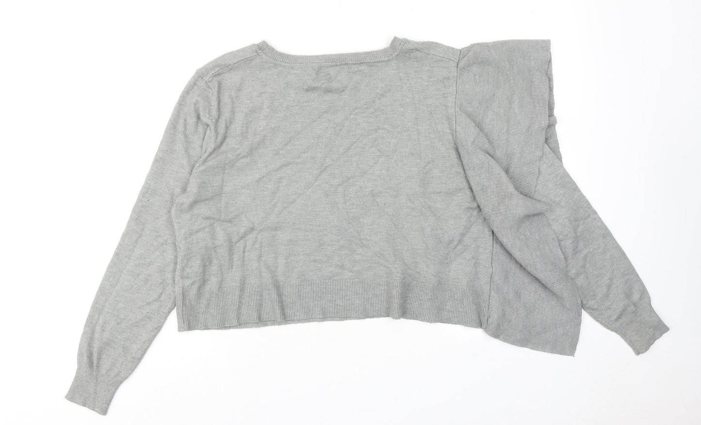 Womens UK Size M Zara Grey Pullover Jumper