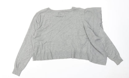 Womens UK Size M Zara Grey Pullover Jumper