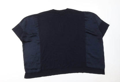 Womens UK Size 18 Warehouse Blue Pullover Jumper