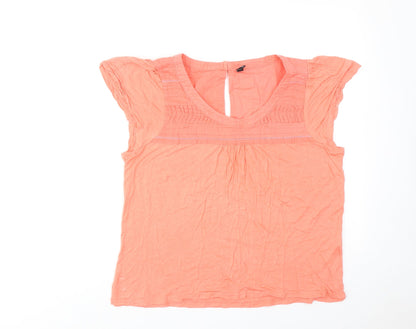Womens UK Size M VERO MODA Pink Basic Blouse