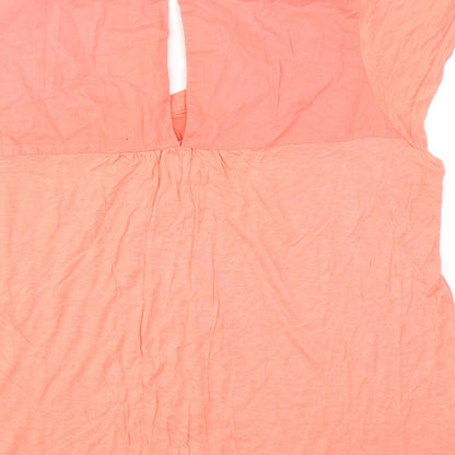 Womens UK Size M VERO MODA Pink Basic Blouse