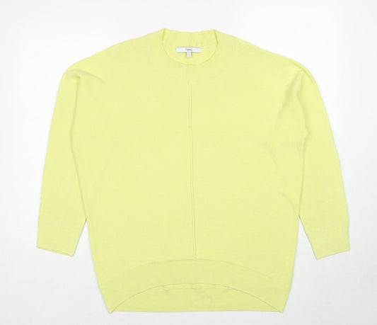 Womens UK Size S NEXT Yellow Pullover Jumper