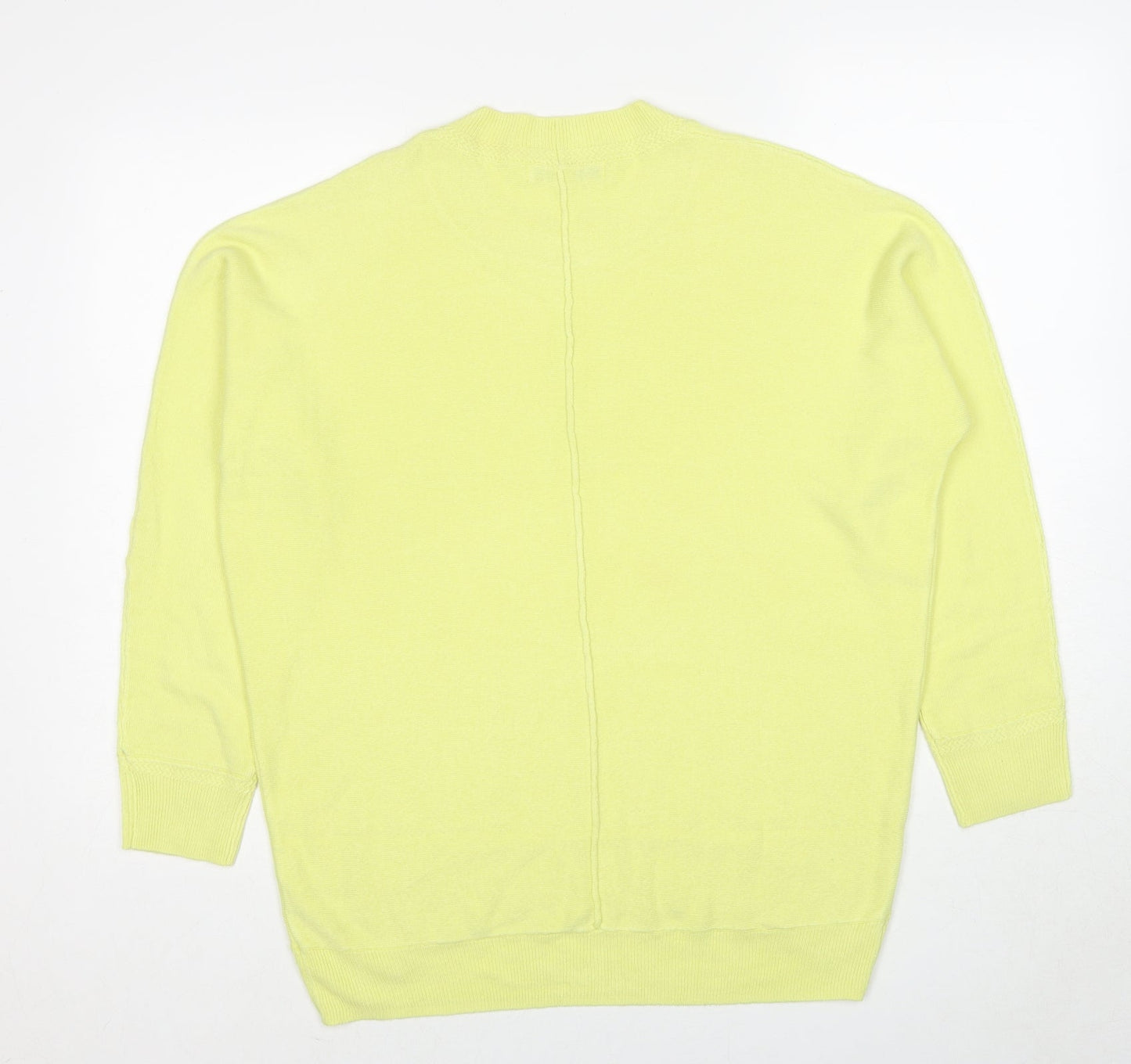 Womens UK Size S NEXT Yellow Pullover Jumper