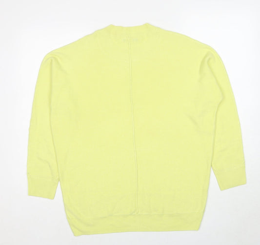 Womens UK Size S NEXT Yellow Pullover Jumper