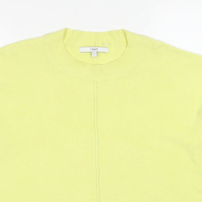 Womens UK Size S NEXT Yellow Pullover Jumper