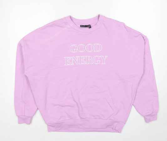 Womens UK Size 8 ASOS Pink Pullover Sweatshirt