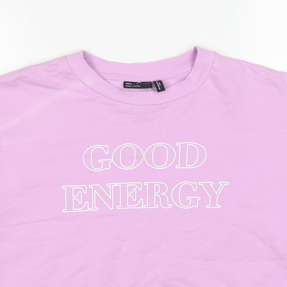 Womens UK Size 8 ASOS Pink Pullover Sweatshirt