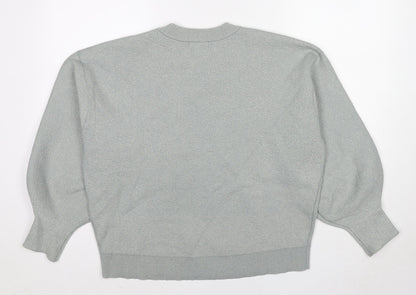 Womens UK Size S H&M Grey Pullover Jumper