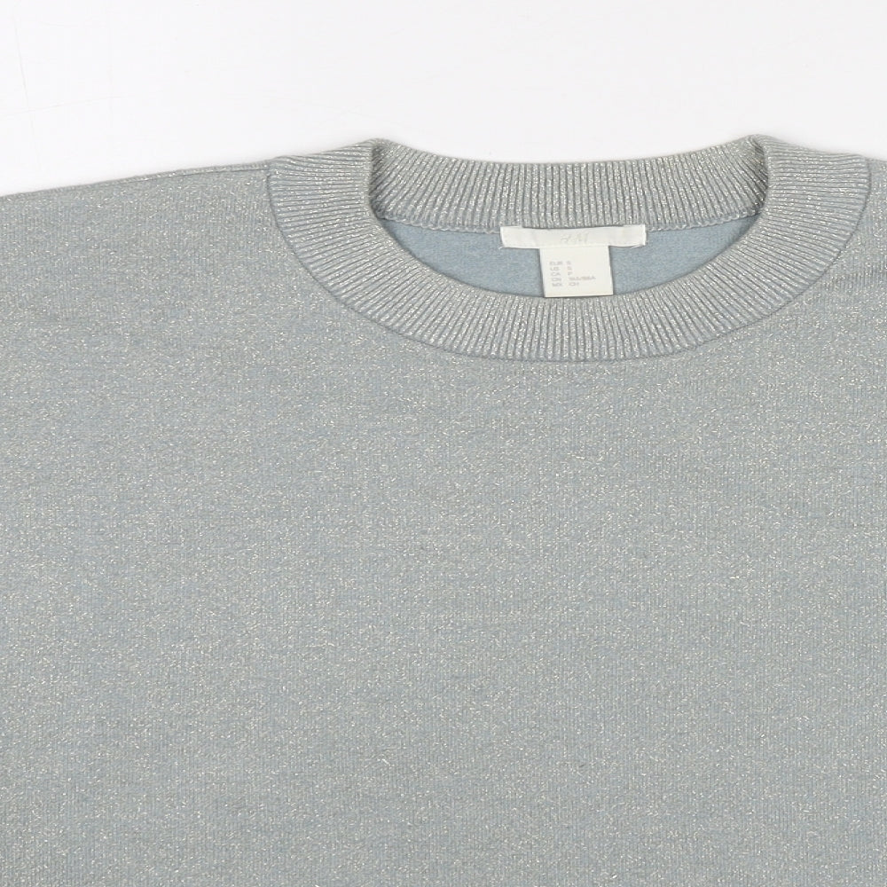 Womens UK Size S H&M Grey Pullover Jumper
