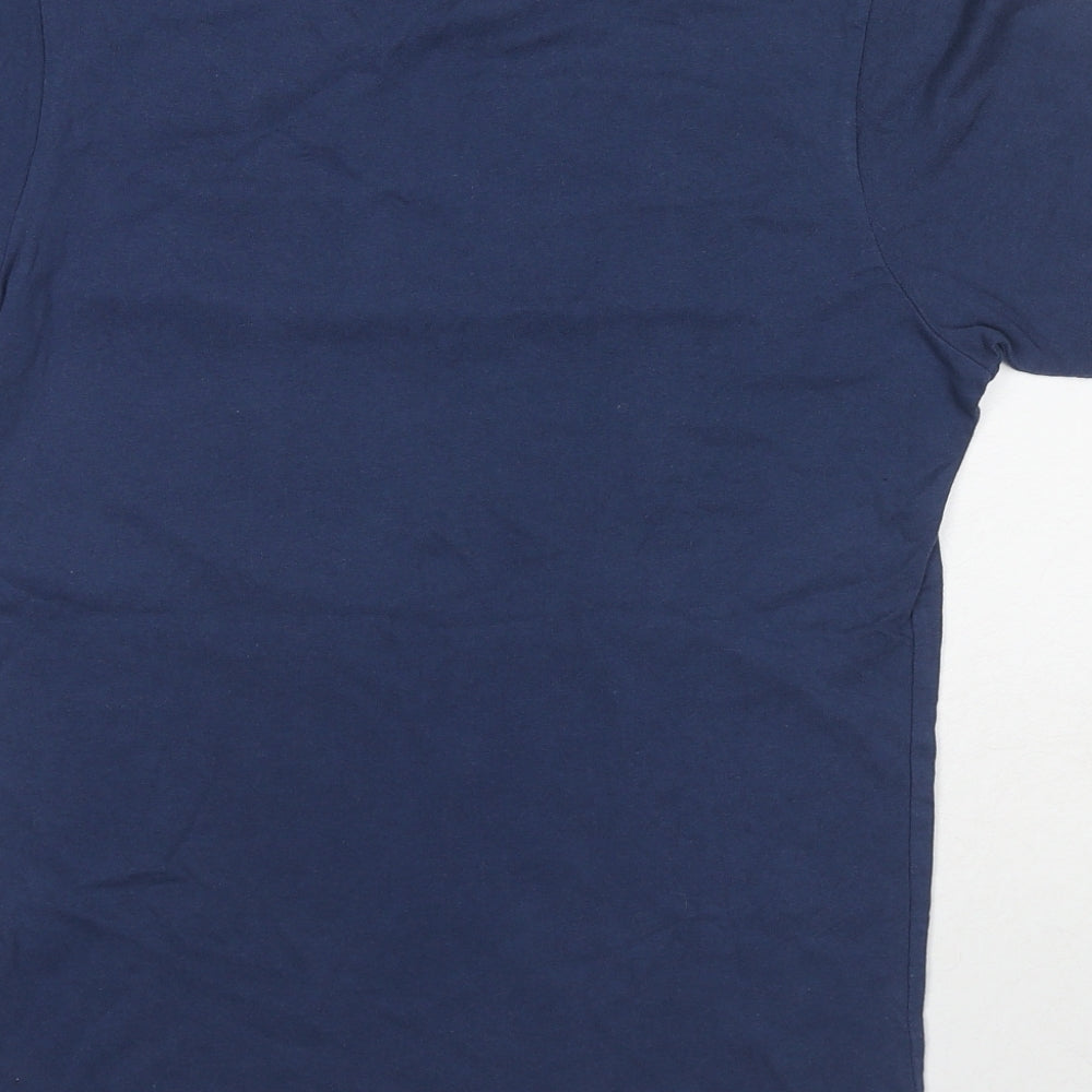 Sleezeball Mens Blue Cotton T-Shirt Size S Round Neck - If found please return to the pub