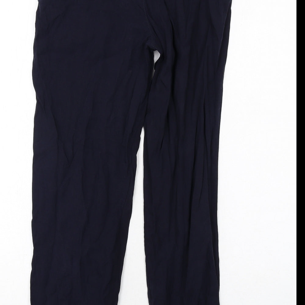Womens UK Size XS Zara Regular Fit  Blue Trousers