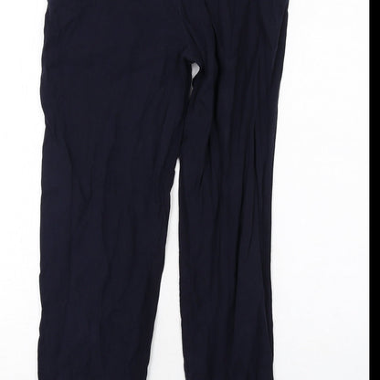 Womens UK Size XS Zara Regular Fit  Blue Trousers