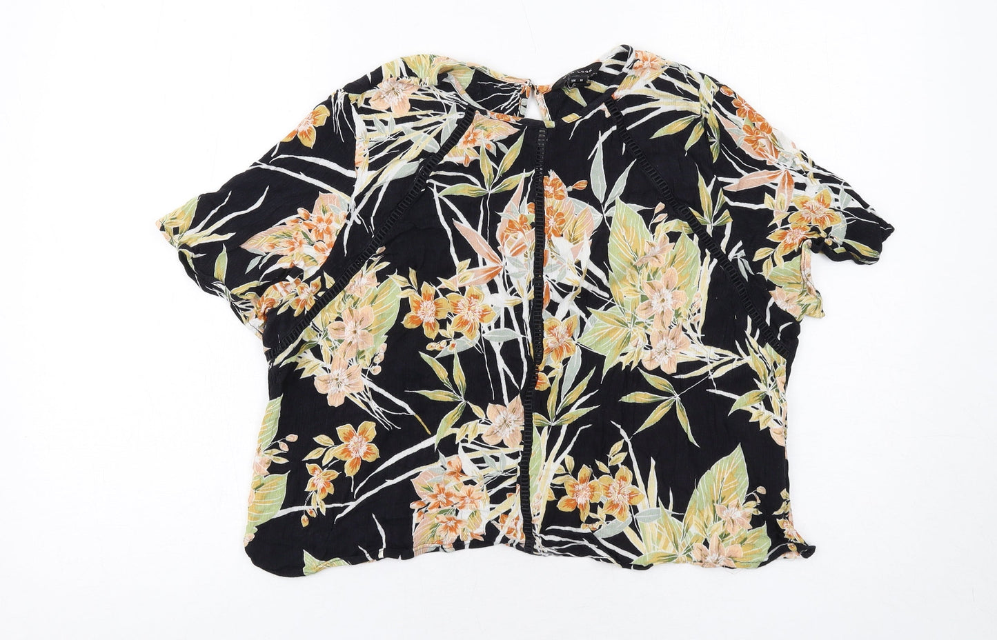 Womens UK Size 18 New Look Multicoloured Basic Blouse