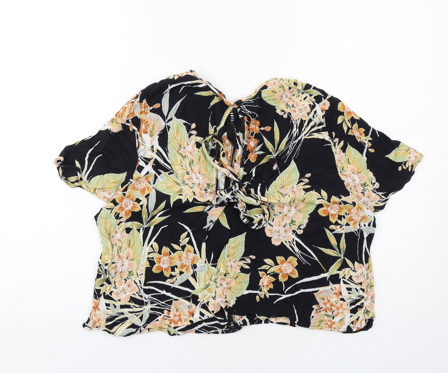 Womens UK Size 18 New Look Multicoloured Basic Blouse