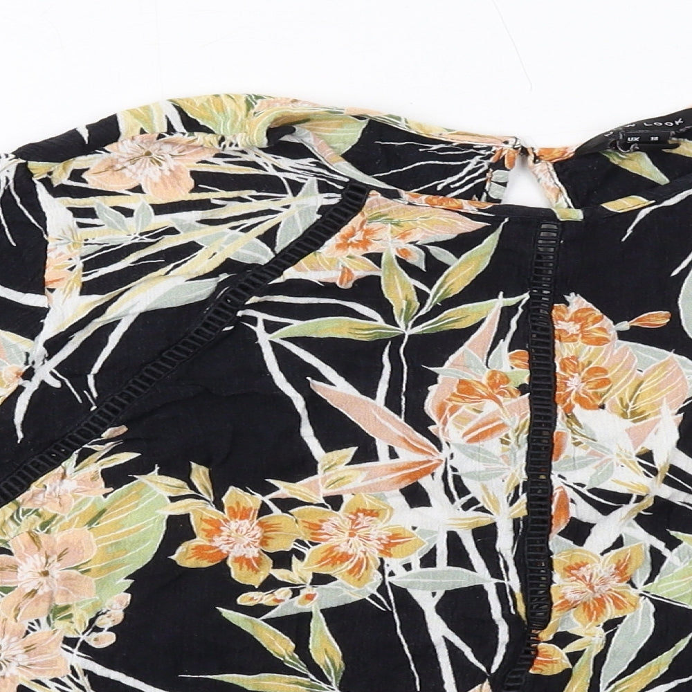 Womens UK Size 18 New Look Multicoloured Basic Blouse