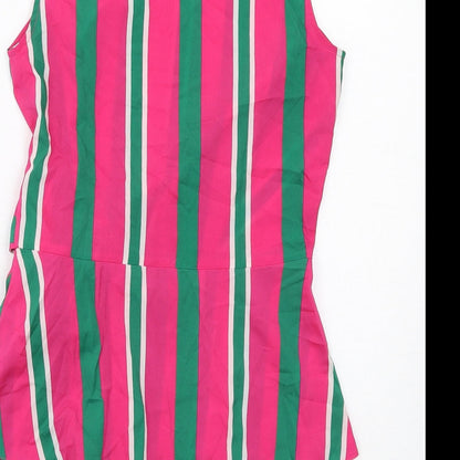 Womens UK Size 8 Closet Multicoloured Basic Tank